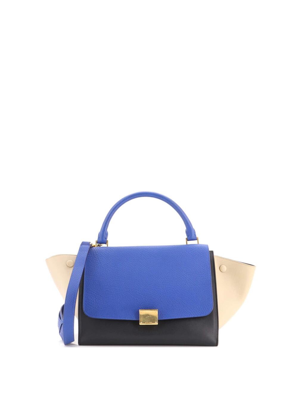 Celine Tricolor Trapeze Bag Leather #348403C81B